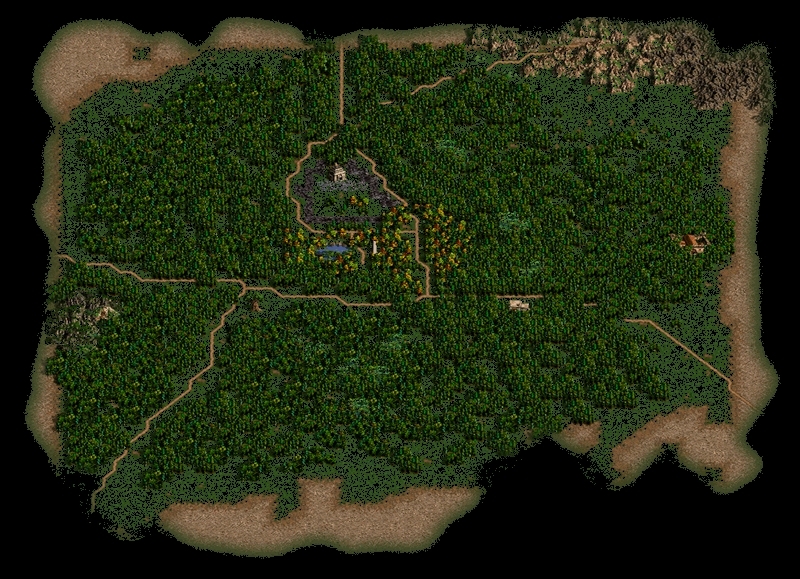 Ancienne carte de la Forêt